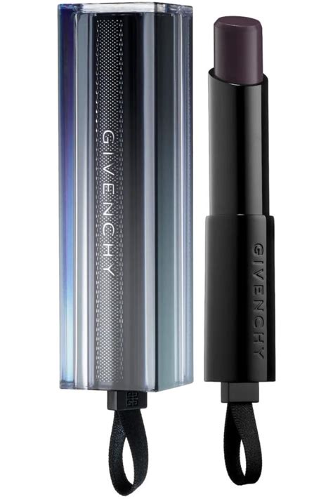 givenchy black red lipstick|Givenchy color changing lipstick.